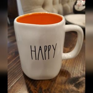 Rae dunn double sided Happy Halloween mug